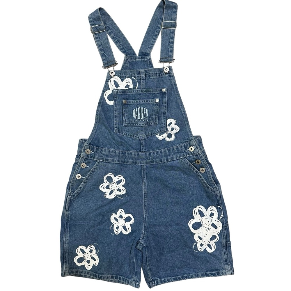 Ragged Priest‎ flower print shortalls size 28